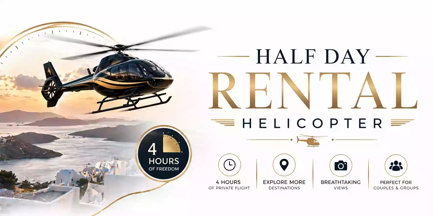 Half Day Rental Helicopter
