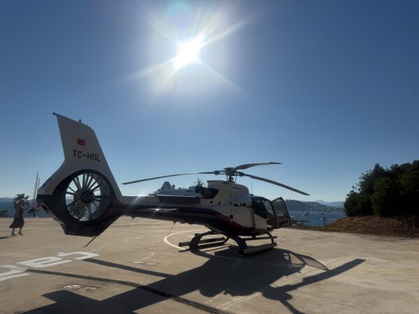 Private Helicopter from Marmaris to Mykonos & Santorini