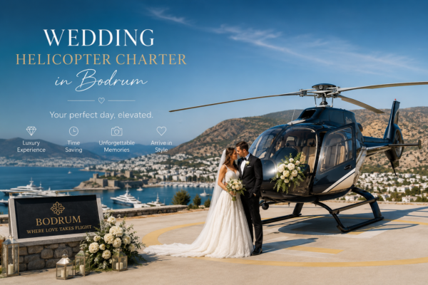Wedding Helicopter Charter in Bodrum