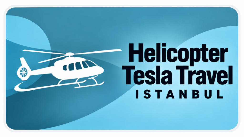 Helicopter Tesla Travel Istanbul location map near Taksim Square in Ayaspaşa.