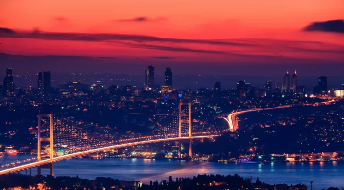 Istanbul Sunset Helicopter Tour Istanbul Sunset Helicopter Tour – Private Helicopter Flight Over the Bosphorus, Historic Landmarks and Istanbul Skyline at Sunset