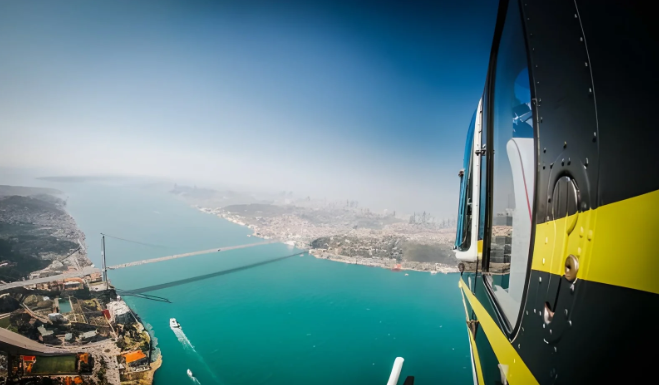 Marriage Proposal by Helicopter in Istanbul Marriage Proposal by Helicopter in Istanbul
