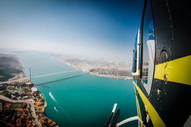 Marriage Proposal by Helicopter in Istanbul Marriage Proposal by Helicopter in Istanbul